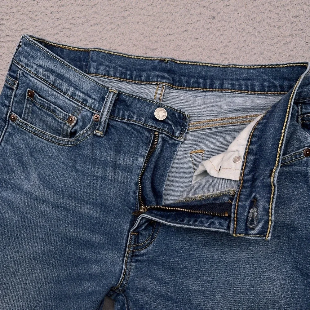 Levi's 541 Jeans Men's 31x30 Blue Athletic Taper Medium Wash Denim Stretch Faded